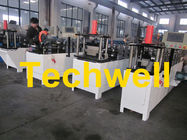 0.4 - 1.0mm U Runner Stud Roll Forming Machine With Guiding Column Forming Structure