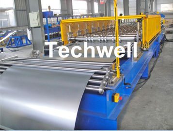 Custom Made Color Steel Roof Wall Roll Forming Machine With PPGI , GI Forming Material