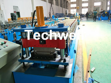 Aluminium , PPGI Standing Seam Cold Roll Forming Machine With Hydraulic Cutting Type