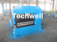 0-10M / Min Cold Roll Forming Equipment , Roof Sheet Making Machine 500mm Curving Radius