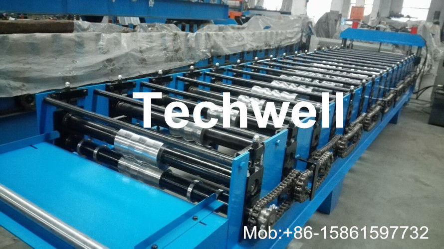 Rotolo galvanizzato delle mattonelle della bobina che forma macchina per le mattonelle di tetto del metallo, strato d'acciaio del tetto