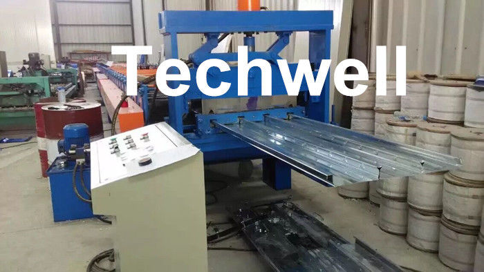 Rotolo d'acciaio galvanizzato della piattaforma che forma macchina per la fabbricazione del pannello di Decking del pavimento della struttura d'acciaio