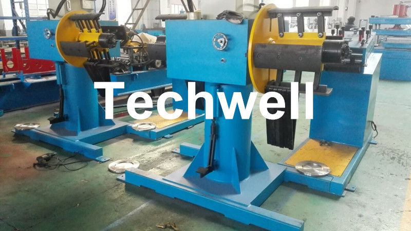 Tipo manuale/passivo macchina di Uncoiler con il mandrino rotatorio della testa del doppio per l'appoggio della striscia della bobina