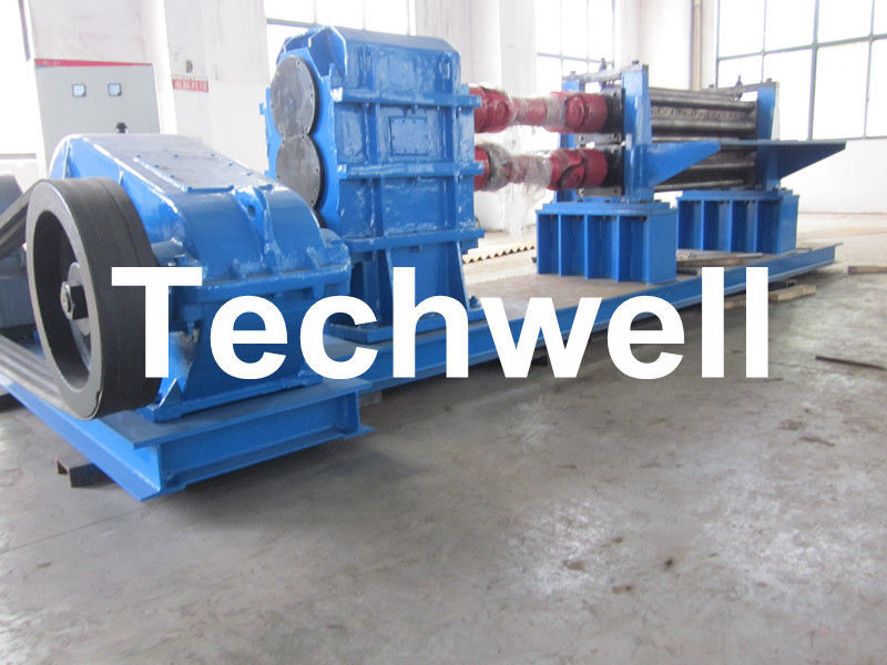 L'acciaio resistente ha ondulato il rotolo che forma la macchina 48Kw con l'azionamento del cambio del giunto cardanico