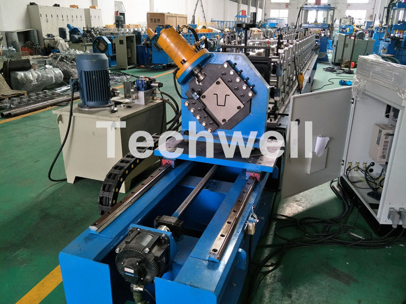 La colonna guidante che forma il profilo del cappello della struttura lamina a freddo la formazione della macchina per potere del motore 15KW