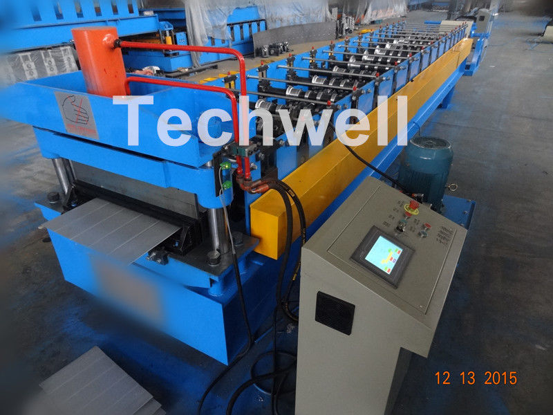 il rotolo d'acciaio di colore spesso di 0.3-0.8Mm che forma la macchina/unità di elaborazione riveste laminato a freddo formando le macchine
