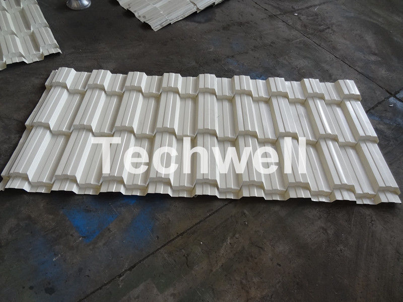il rotolo delle mattonelle del metallo 7.5KW che forma la macchina per l'acciaio di colore/ha galvanizzato la bobina