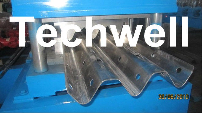 rotolo della guardavia di Wave del fascio di 4mm - di 2 W che forma macchina per la fabbricazione della guardavia della strada principale