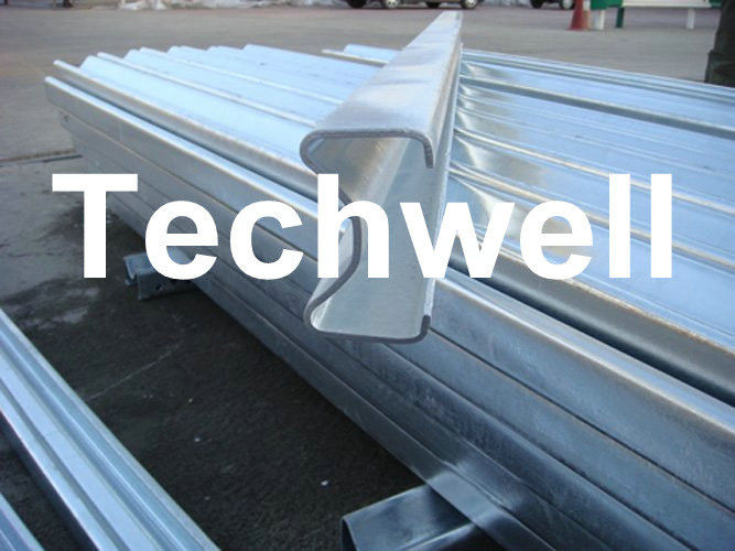 rotolo d'acciaio di profilo di sigma di 21KW 45# che forma macchina con 16 punti che formano stazione