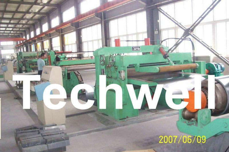 Bobina d'acciaio combinata che fende la tagliatrice per tagliare bobina in strisce ed in lunghezza richiesta